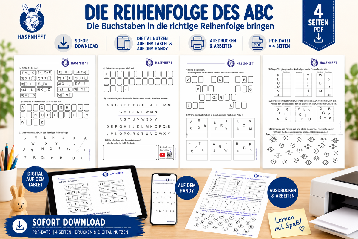Die Reihenfolge des ABC